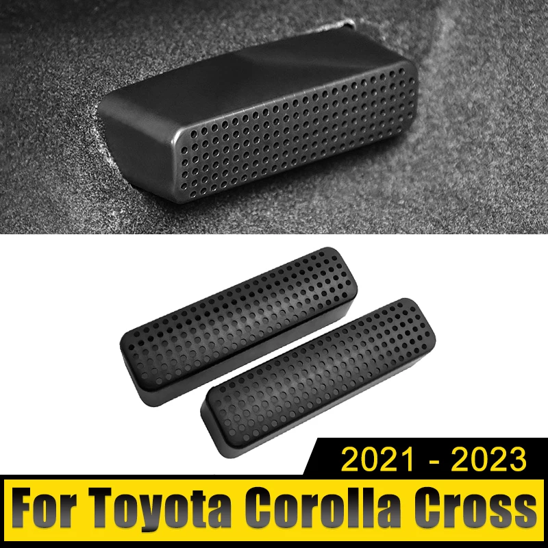 Accessori Auto Per Toyota Corolla Cross Xg10 2021-2023 Hybrid Rear Seat Air Vent Anti-Blocking Dust Cover Net Air Outlet Case