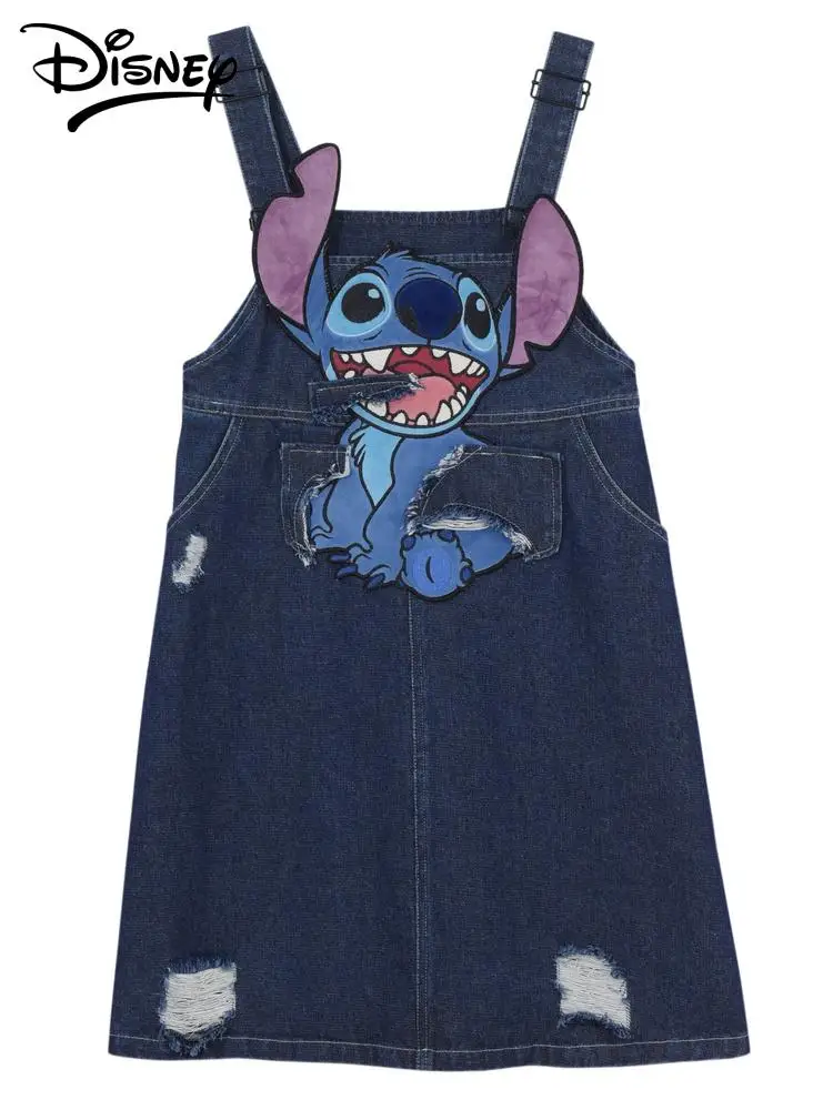 Macacão de ponto infantil, jeans Kawaii Girl, moda casual, calção de verão,  desenho animado, roupas de praia Disney, calça, presente de aniversário -  AliExpress