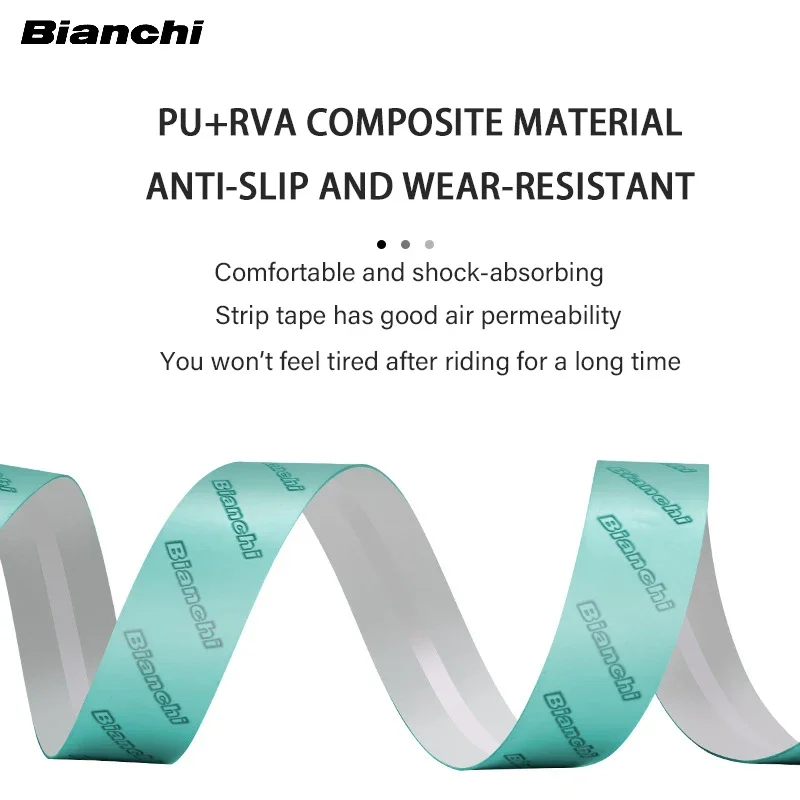 Ultralight Road Bicycle Handlebar Tape PU Non-Slip Shock Absorbing Belt 1 Pair Wear-Esistant Road Bike Tape Cycling Accessories bike handlebar tape bike accessory