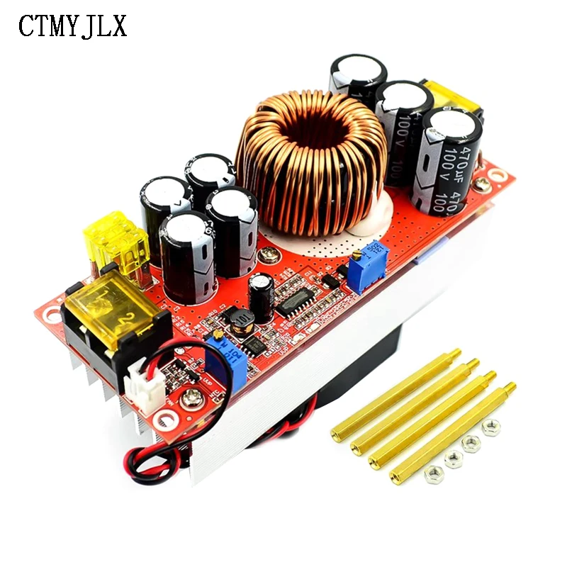 1800W 40A Dc-Dc Boost Converter Modulo Di Alimentazione Dc 10-60V A 12-90V Caricatore Di Tensione Regolabile Dc-Dc Step-Up Board