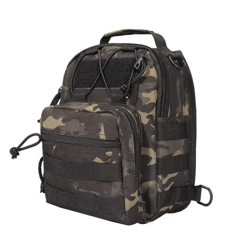 Oxford 600D Encrypted Enlarged Camouflage Chest Bag Shoulder Bag Outdoor Sports Bag Crossbody Bag Tactical Small Chest Bag