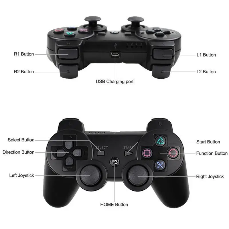 Wireless Bluetooth Gamepad For Sony PS3 Controller Gamepad Game Joystick for Sony Playstation3 ps3 Game Control Game Joypad