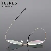 Lunettes de lecture œil de chat en alliage de titane sans limites pour femmes, Anti-lumière bleue, Prescription presbyte, lecteurs classiques féminins 4