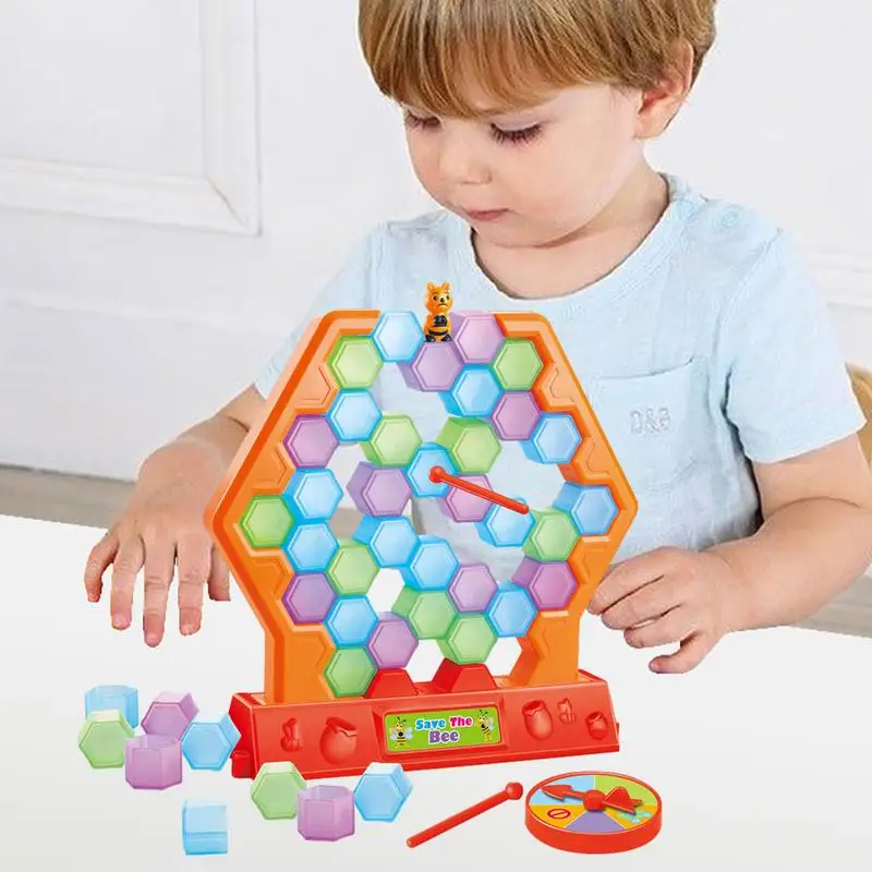Save The Bees Game Break Bricks Game With Colored Blocks Indoor Activity For Children Colored Blocks Break Bricks Fun And