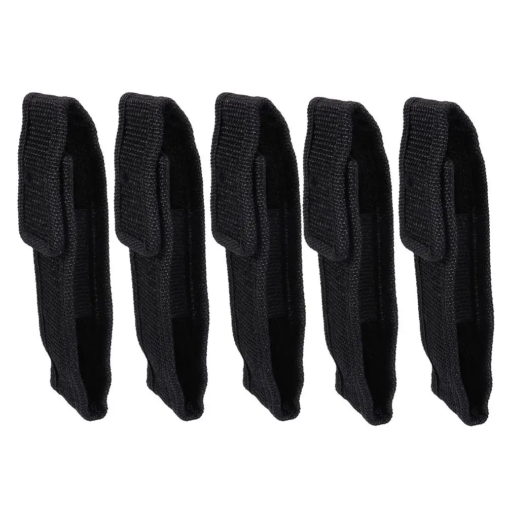 5Pcs 야외 캠핑 하이킹 등산 토치 보관 가방 휴대용 전기 토치에 대 한 프리미엄 내마모성 천 손전등 주머니