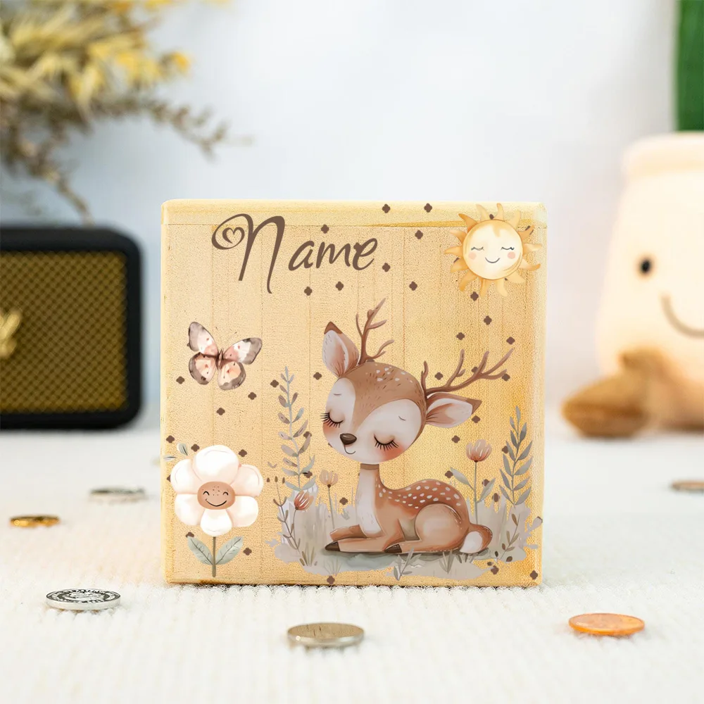 Personalisierte Holz Spardose Für Kinder Mit Namen Geschenk_voghion.com