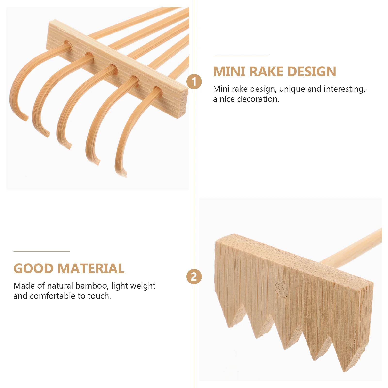 미니 갈퀴 액세서리 모델 키트, 모래 테이블 탁상 갈퀴, 선 정원 명상 사무실, 3 개