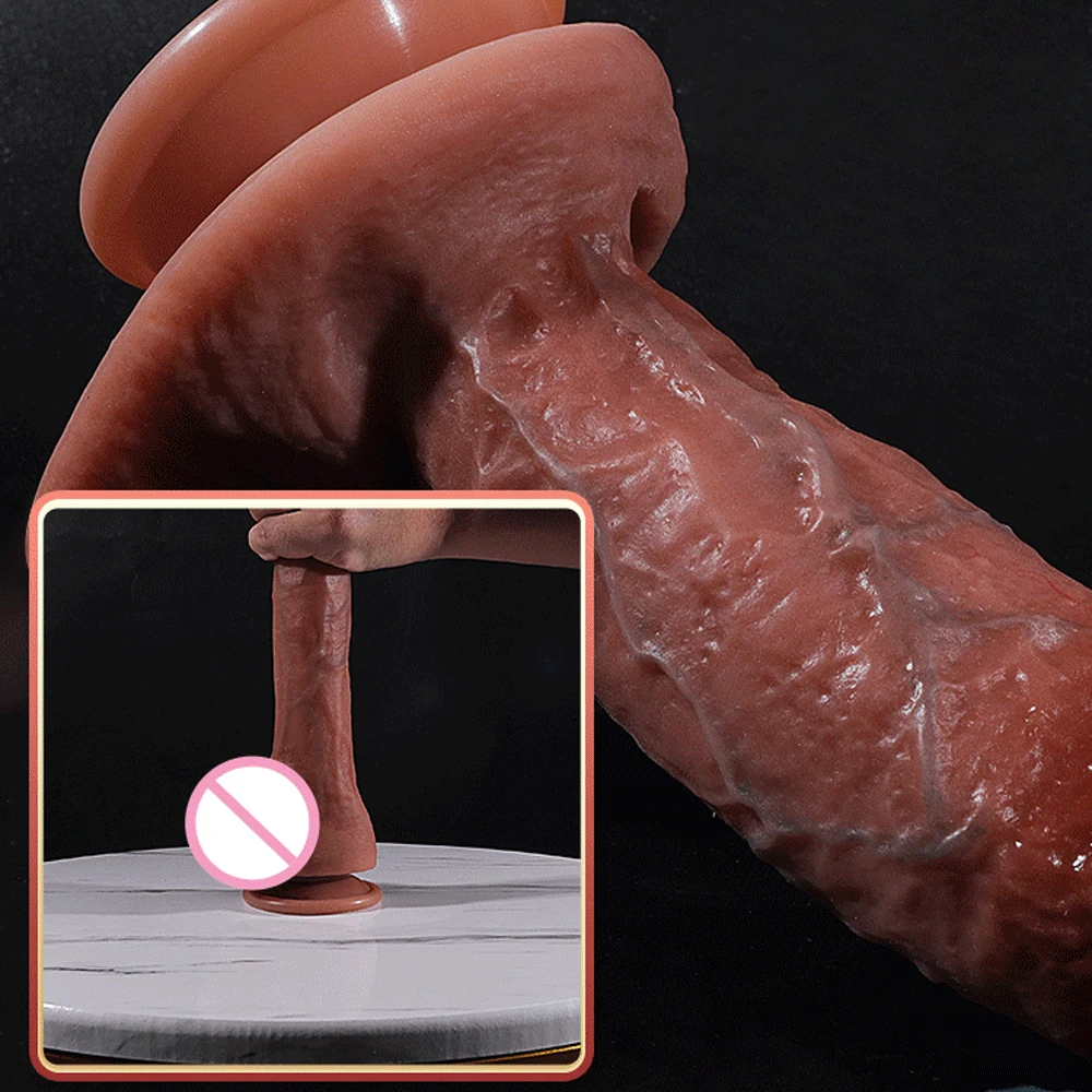 Silicone Realistic Dildo Real Penis Dick Huge Big Suction Cup Strapon 14.5-23cm 5.7-9.06inch Women Female Sex Toy Anal Plug sex toys