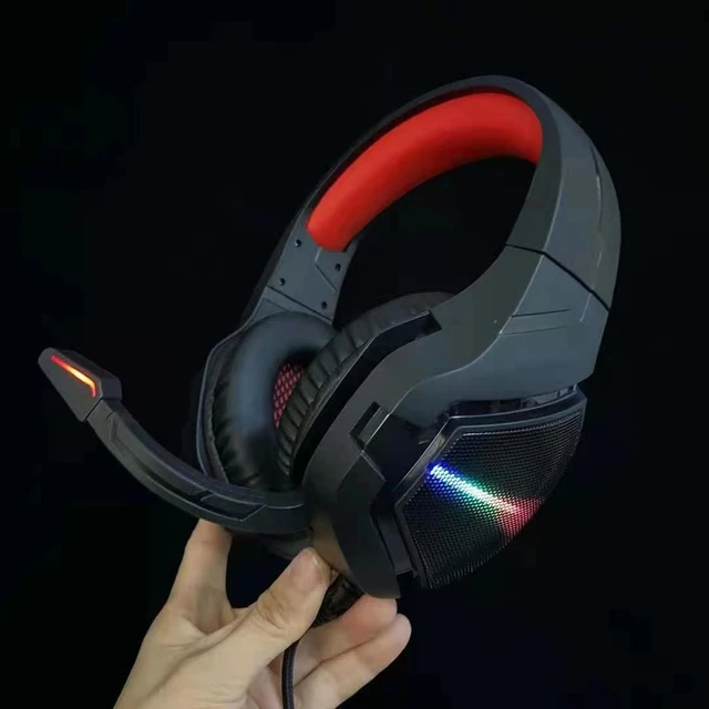 Professional Led Light Wired Gaming Headphones With Microphone For Computer  PS4 PS5 Xbox Bass Stereo PC Gaming Headset Gifts - AliExpress