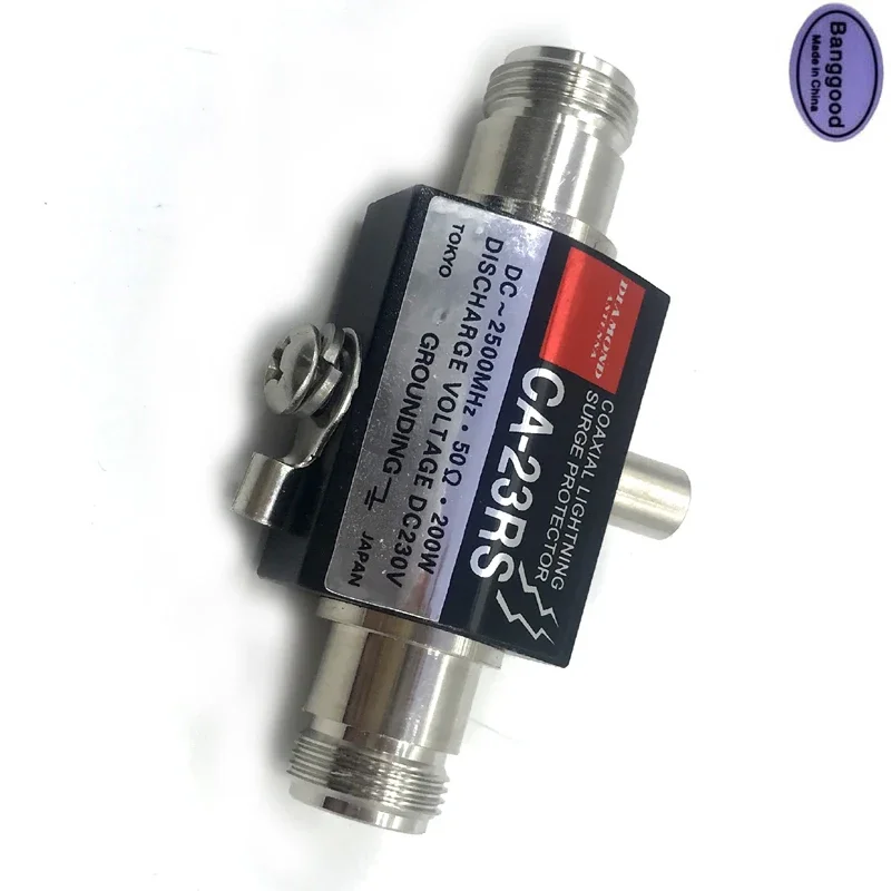 Ca-23Rs Pl259 So239 Radio Spd Parafulmine Coassiale Surge Protect N-Type Femmina A Femmina Connettore Adattatore Ripetitore