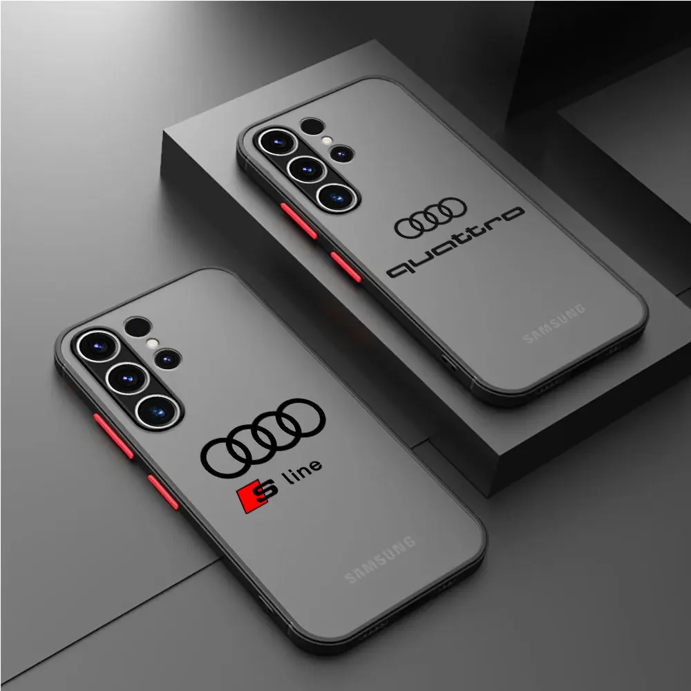 Cover Bumper Silicone Rs6-Audi Ruote Custodia Per Samsung Galaxy S10 Lite S10 S21 Plus S9 S20 Fe S23 Ultra S10E S22 5G Matte