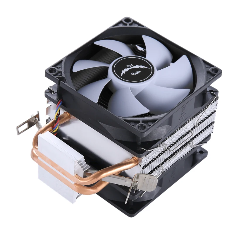 CPU Cooler Pure Copper Heatpipes Cooling Air-cooled Mute Fan