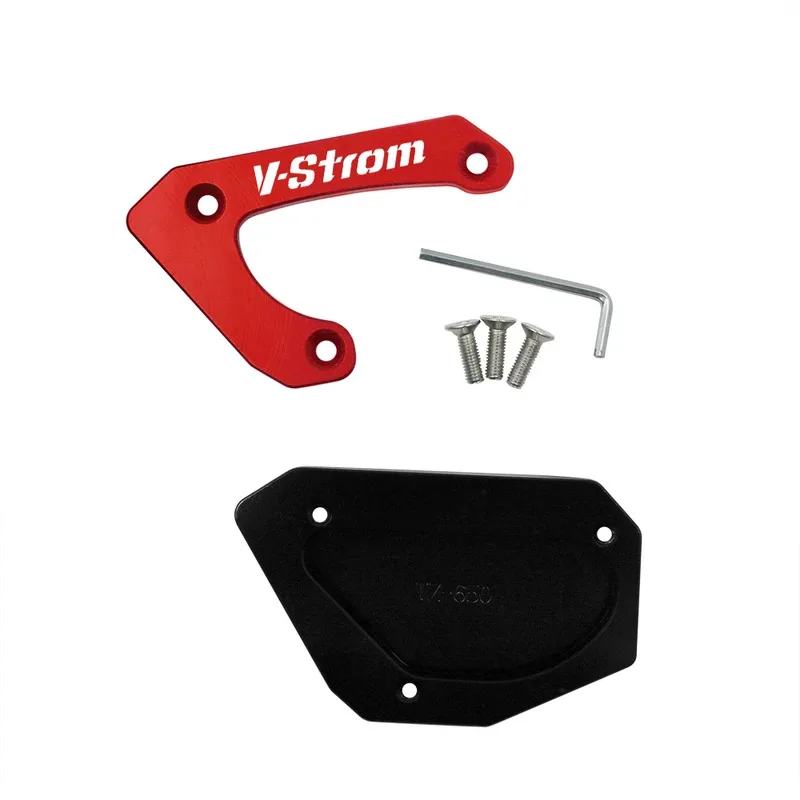스즈키 V-STROM 650/XT Vtrom 650 DL650 2012-2023용 오토바이 킥스탠드 풋 사이드 스탠드 확장 패드 서포트 확대 플레이트 패드