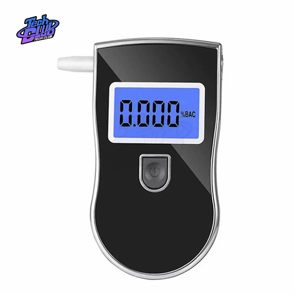 

AT-818 Professional Police Digital Breath Alcohol Tester Breathalyzer Analyzer Detector Measuring Tool