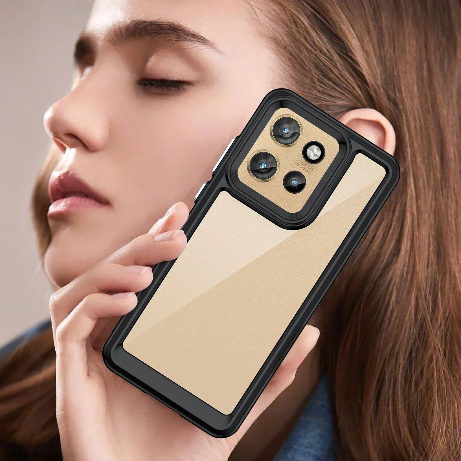 Vibrant Transparent Smartphone Protective Case