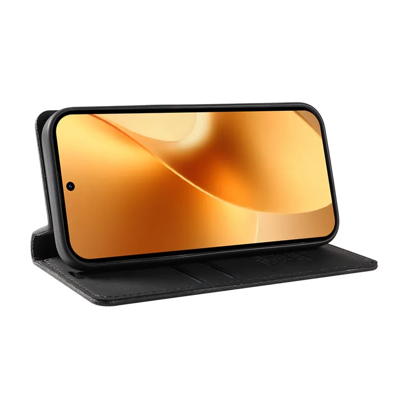 Leather Magnetic Flip Cover Wallet Case