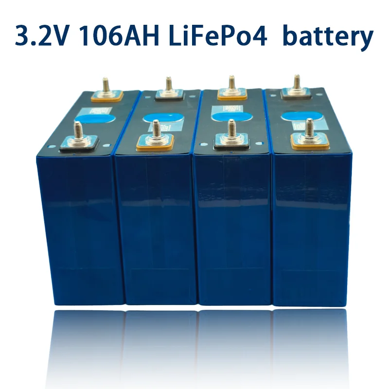 NUOVO 3.2V 100% capacità106Ah LiFePO4 Batteria Celle Ricaricabili per Energia Solare Batteria Al Litio FAI DA TE Alimentazione Domestica 12V in Magazzino - Image 6