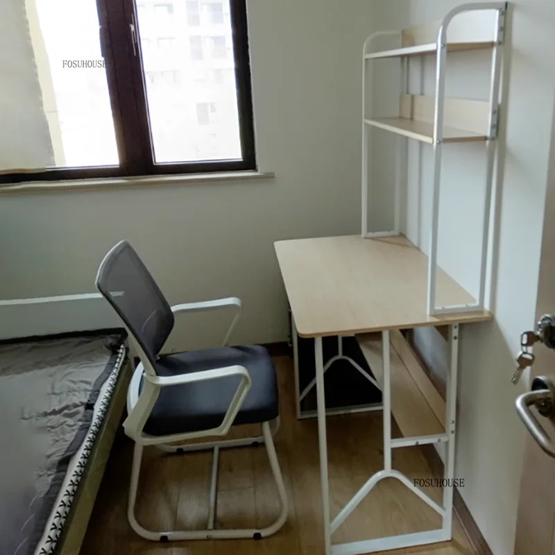 Nordic Modern Computer Desks Home Bookshelf Integrated Table Desktop Gaming Desks Simple Student Writing Desk Office Furniture Z