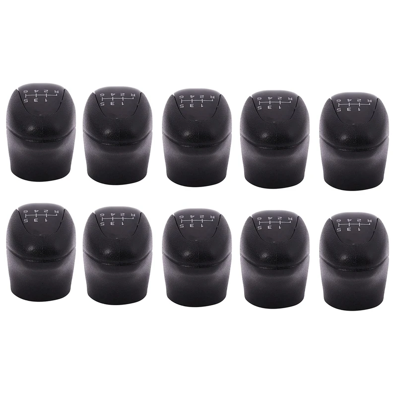 

10X 6 Speed Car Gear Shift Knob Head Cover Shifter Lever Stick For Mercedes Vito Viano Sprinter Ii / Vw-Crafter