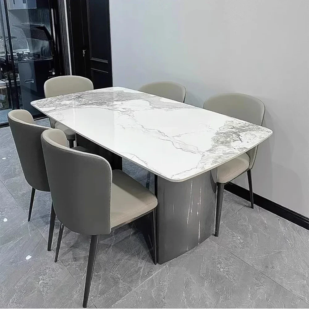 

Study High Newclassic Dining Table Modern Space Saving Dining Table Minimalist Restaurant Muebles De Cocina Auxiliary Furniture