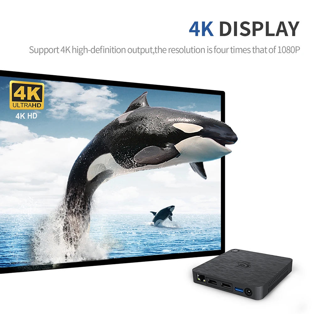 Beelink t4 Pro Mini pc Intel Celeron N3350 Windows 10 4gb Ddr4 64gb Emmc Suporta Dupla Hdmi Usb 3.0 2.4g 5.8g Wifi Bt4.0 pk Ak3v - Imagem 5