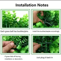 13/18/23/28/36cm Artificial Plants Green Grass Ball Simulated Plants Decor Ball for Outdoor Courtyard Garden Decoration Props 4