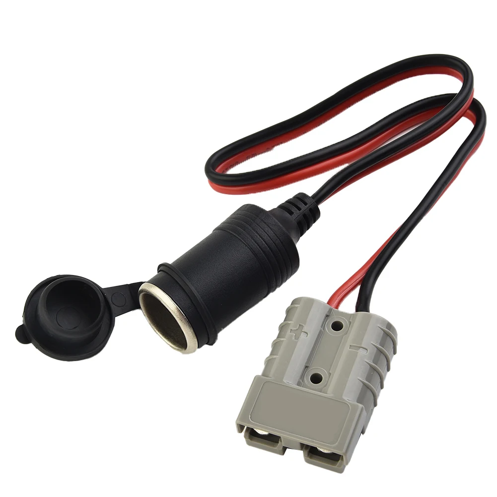 50 Amp For Anderson Plug To 16A Female Cigarette Socket Adaptor 300mm 12/24v 12AWG For Refrigerator Caravan Camping Trailer anderson plug cigarette socket adaptor