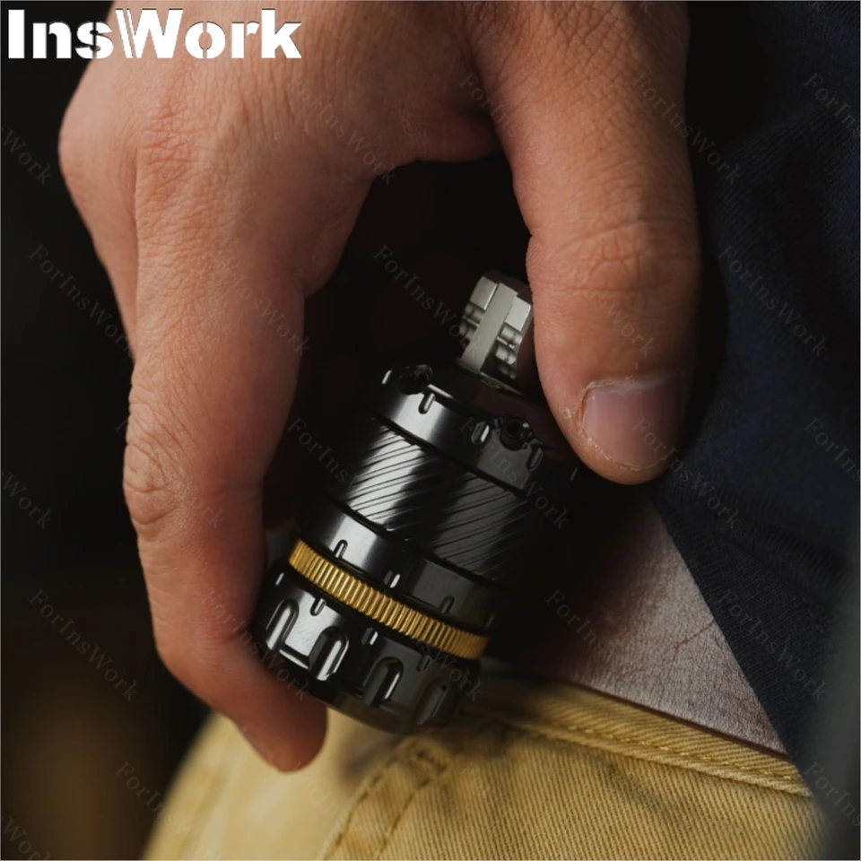 Muyi NAYICI DEMOMANフィジェットトイEDC チタン製 Nayici (Muyi