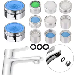 New Male Female Brass Tap Aerator Water Purifier Water Saving Filter Nozzle Bubbler Washer Diffuser Bathroom Faucet Accessories