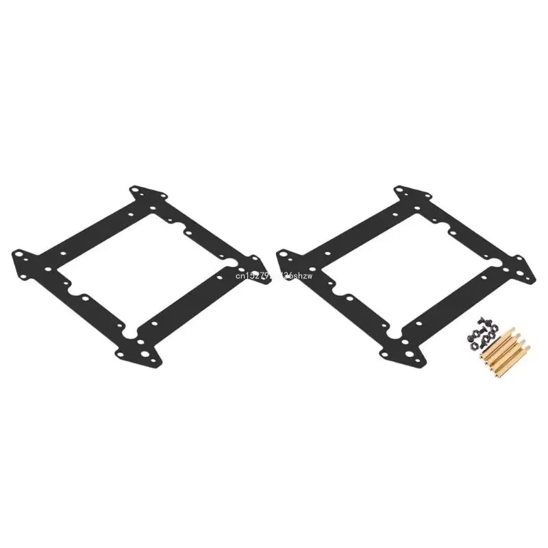 

3.5in Hard Bracket, DIY 3.5in Hard Disk Shelf HDD Cage, Support Fix 3.5" Dropship