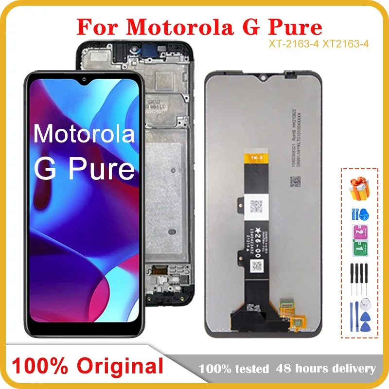

100% Original lcd Display For Motorola MOTO G Pure LCD Display Digitizer Assembly Replacement For Motorola MOTO GPure LCD