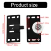 1 Sets Black Sliding Door Wheels Rollers Pulleys Runners For Cupboard Wardrobe Thick Wear Resistant Silent Smooth Home Part 6