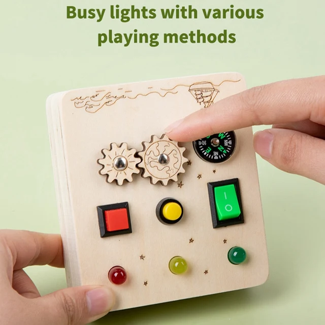 Montessori Busy Board for Cognitive Development