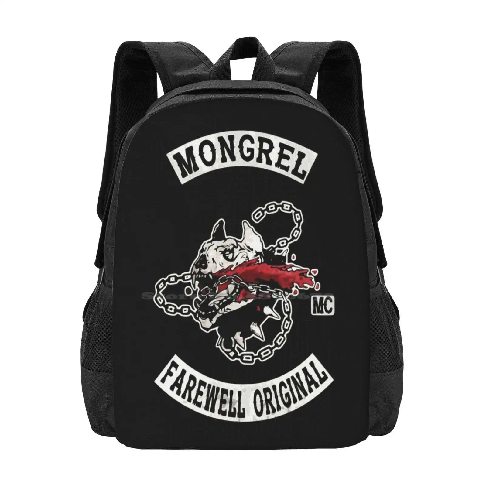 Days Gone-Mongrel Farewell Original Mc School Bags For Teenage Girls Laptop Travel Bags Days Gone Mongrel Farewell Original Mc