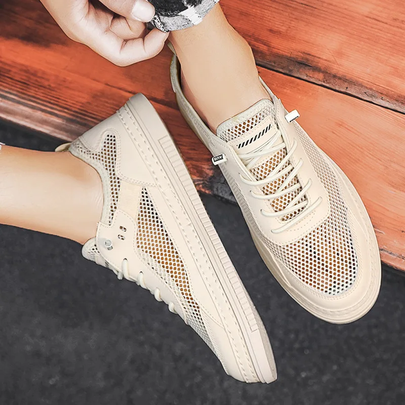 

2023 Summer Youth New Mesh Lazy Man Step on Breathable Sneakers