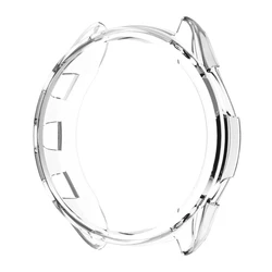Clear Screen Protector Cover for Smartwatch - Protective Case with Full Edge Coverage & Shock - Resistant Bumper Shell (Transparent white)