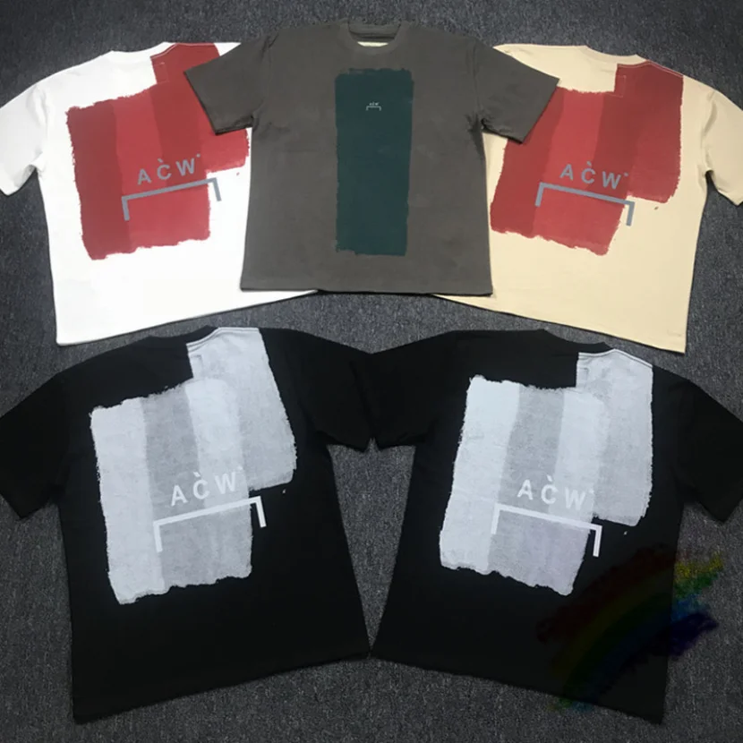 

Новинка, футболка граффити, мужская и женская футболка, промышленный стиль, футболки ACW A COLD WALL, топ, футболка для спортзала