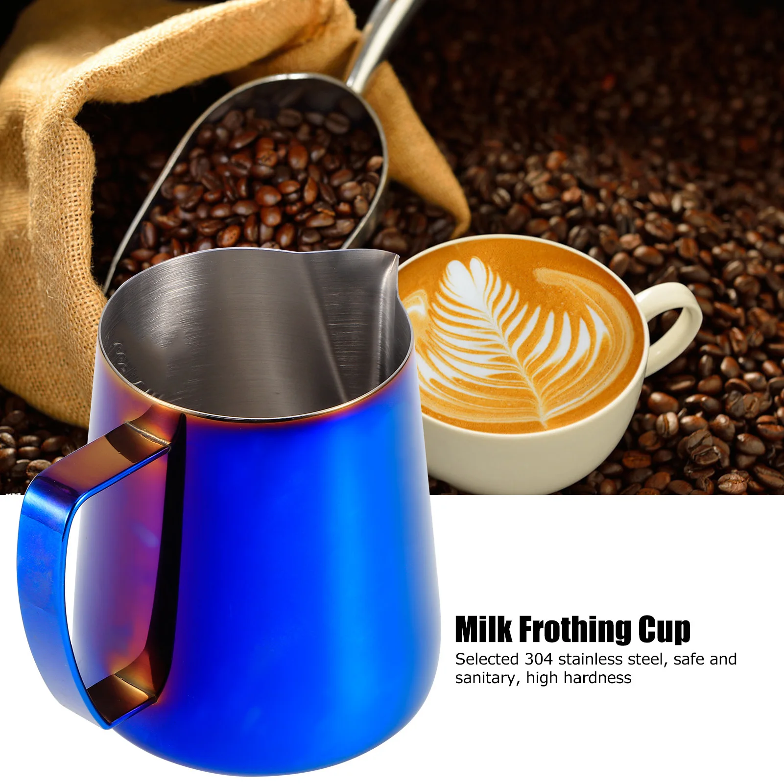 Milk Frothing Jug 400ml Stainless Steel Milk Jug Coffee Pitcher Swan Frothing Cup Cream Maker Craft Latte Art Jug Coffee tools