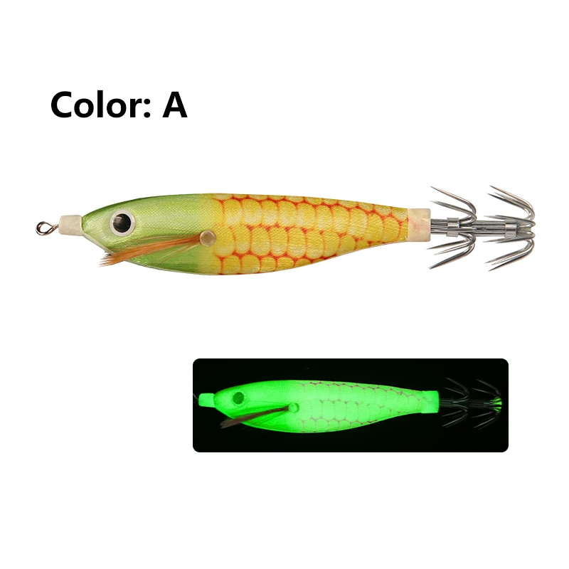 LETOYO sutte 04 luminous squid jig aggie floating squid lure artificial bait cuttlefish fishing webfoot octopus egi sea fishing