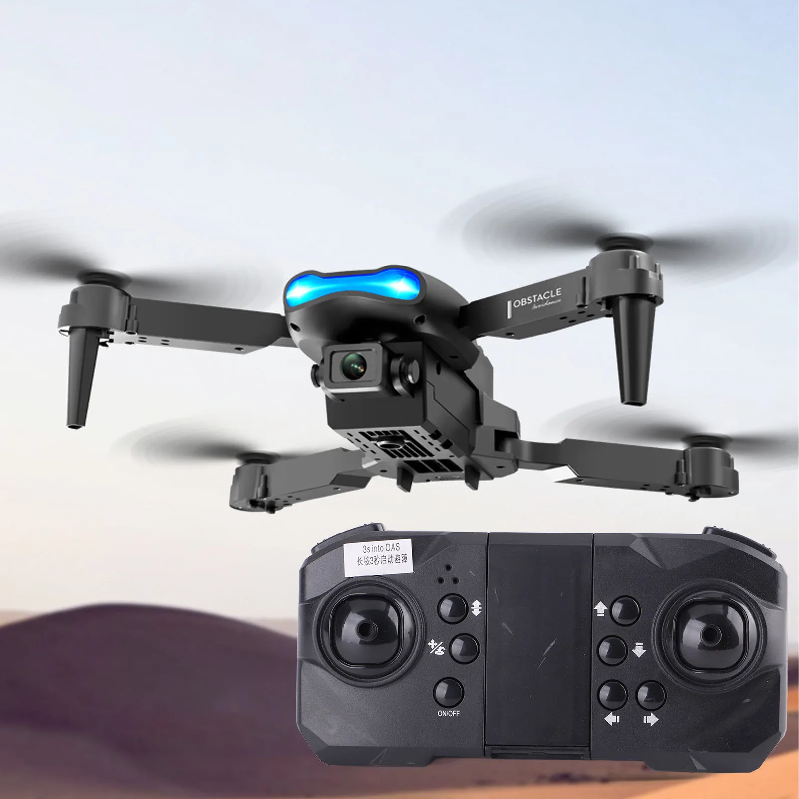 3 Sided Obstacle Avoidance Folding Drone Wifi Quadcopter HD 4k Aerial Photography Remote Control Aircraft new
