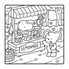 Cozy Friends Coloring Book for Adults Teens Featuring Adorable Creatures in Cozy Hygge Moments for Relaxation Gift 5