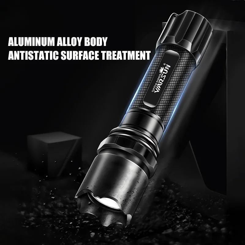 WARSUN 2400mAh ソーラーランタン Warsun-防爆懐中電灯,多機能屋外トーチ,ポータブルランタン