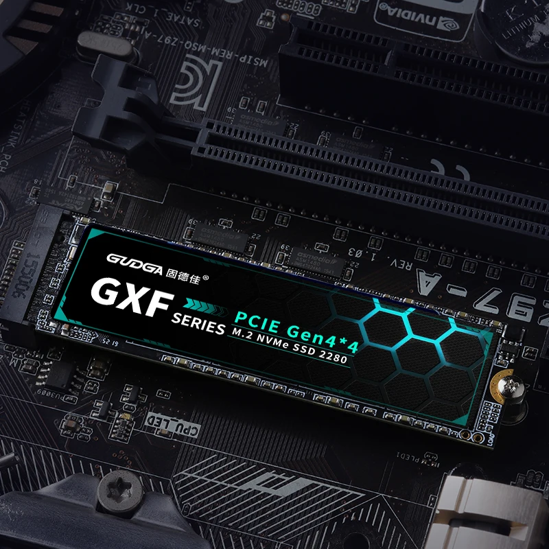 Внутренний твердотельный диск GUDGA M2 SSD NVMe 7000 Мбс 4 ТБ 2 ТБ 1 ТБ 512 ГБ M.2 2280 PCIe 4,0 M.2 для игрового настольного ноутбука PS5 (art.: 3920c6b453fd0) - 3920c6b453fd0