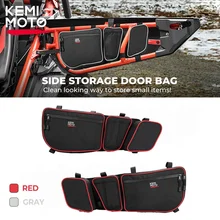 KEMIMOTO UTV 측면 보관 가방, 승객 및 운전자 측면 문짝 가방, 무릎 패드, 캔암 매버릭 X3 맥스 R 터보 DPS 4x4 2017 +