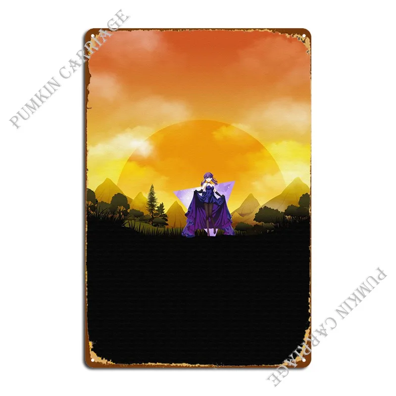 

Fates Tay Night Metal Sign Kitchen Wall Decor Rusty Custom Garage Tin Sign Poster