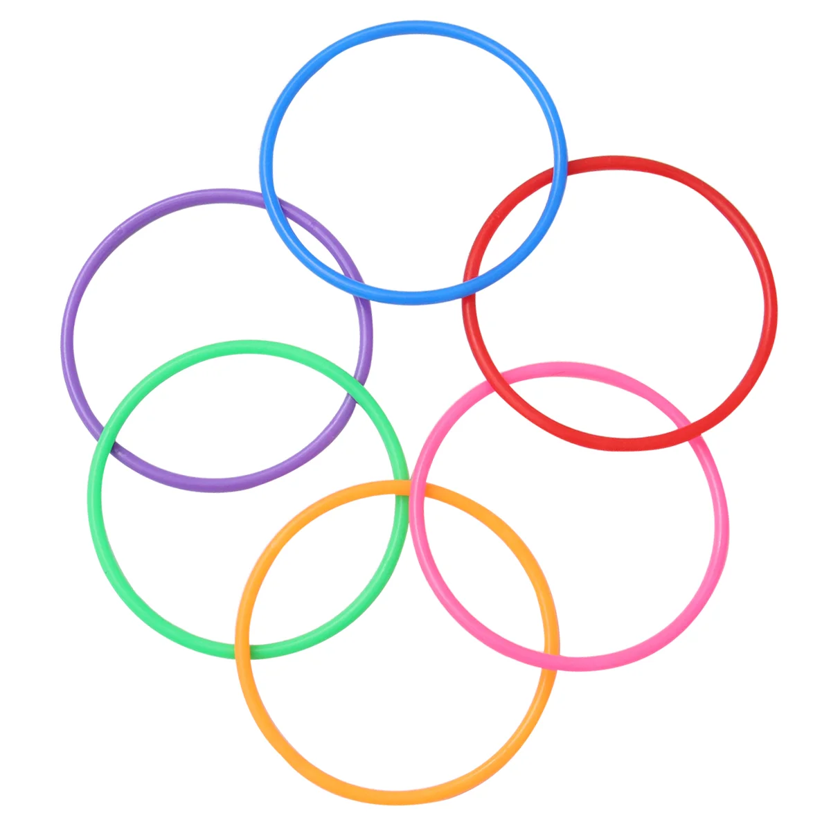 

Plastic Toss Rings Outside Toys Toss Game for Carnival Garden Backyard Outdoor Games (Random Color)