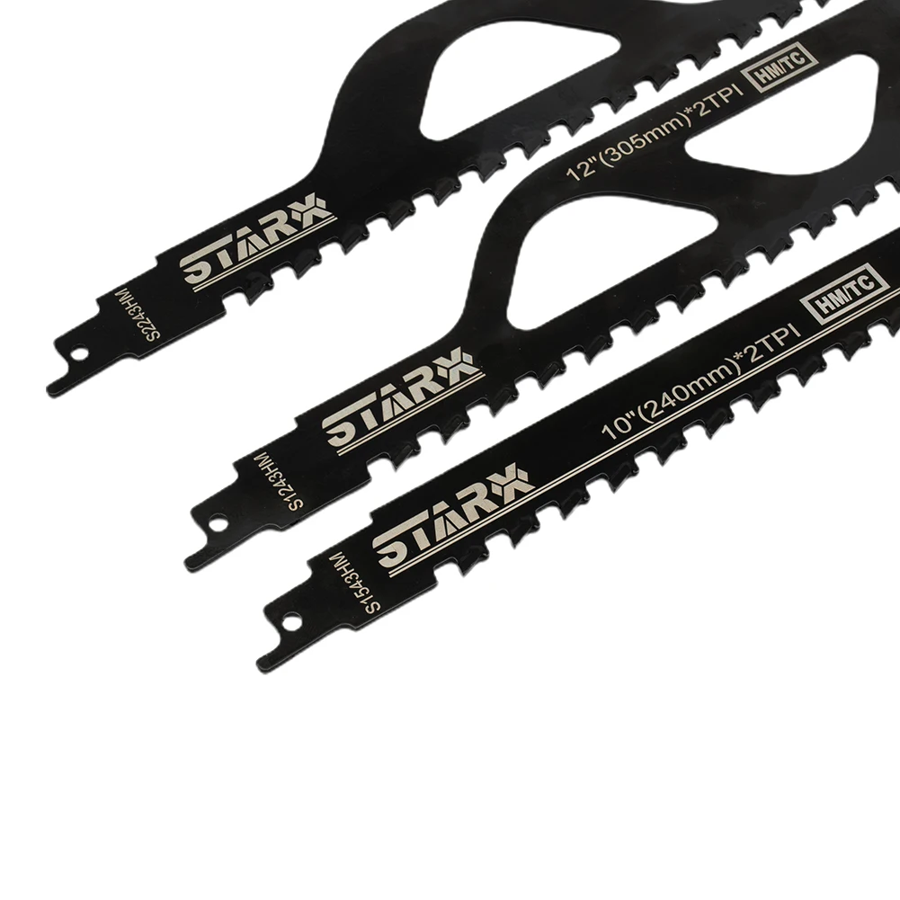 

3PCS S1243 S1543 S2243 Reciprocating Saw Blade Jig Saw Blade For Brick Concrete Plasterboard Cutting Woodworking Power Tool