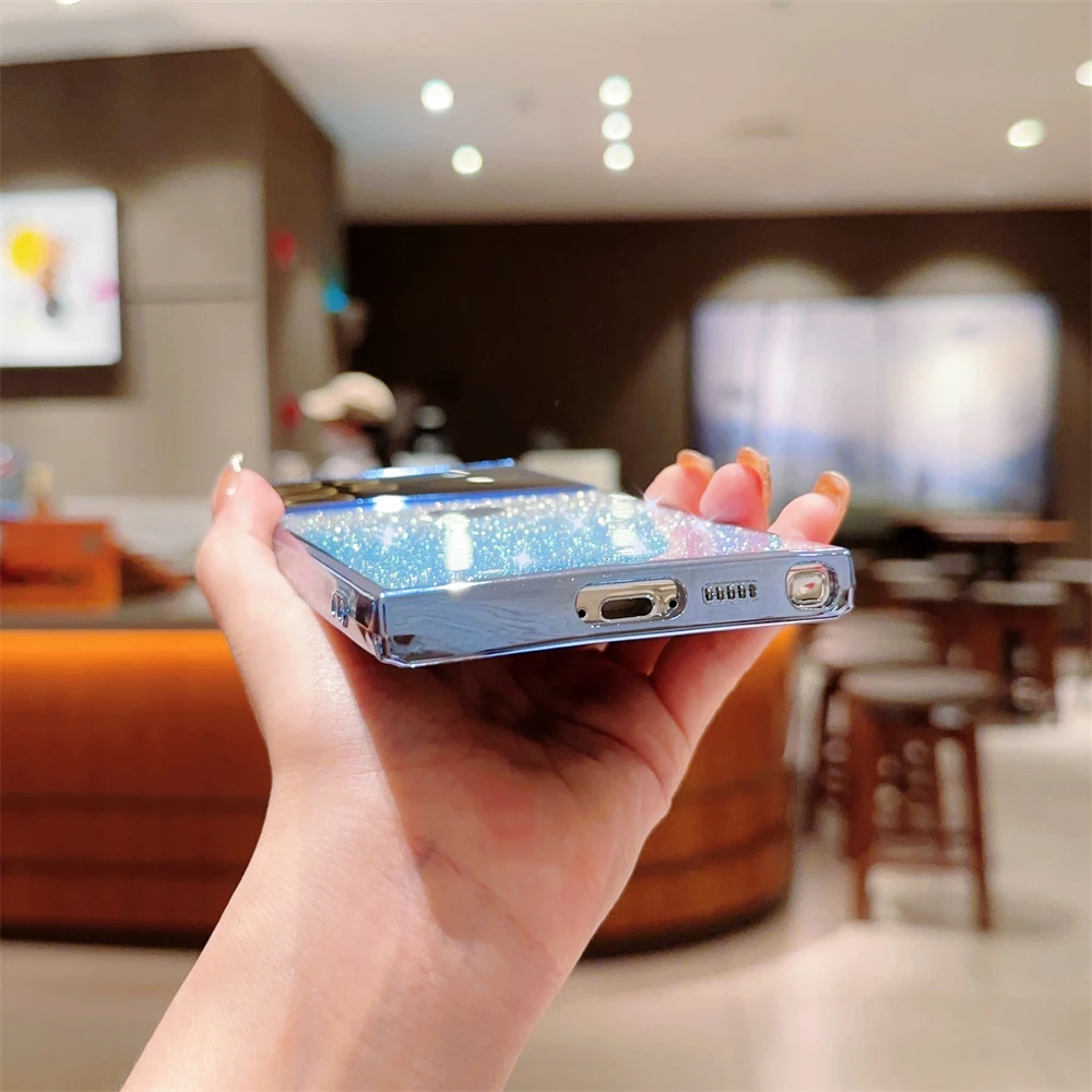 Permatomas telefono dėklas su širdelėmis samsung galaxy serijai_voghion.com