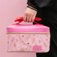 Sailor Action Figure Women PU Leather Makeup bag Multifunction Ladies Wash Toiletry Travel Cosmetic Organizer Storage Bag 2