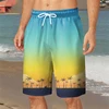 Hawaii Holiday Style Printed Shorts swimwear Men Coconut Tree Pattern Beach Shorts Summer Outdoor Quick Drying Board Shorts 5